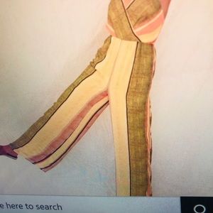 Beach Club golden- yellow jumpsuit